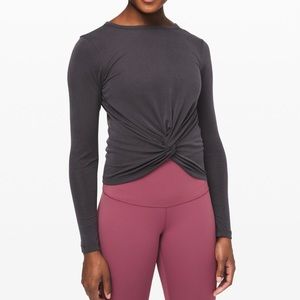 Lululemon Crescent Long Sleeve Cupro Rib size 8